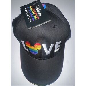 DISNEY Mickey Mouse LOVE Pride Snapback Cap Hat